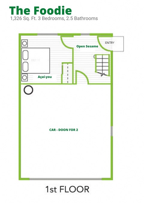 Habitat The Foodie 3 Bedroom